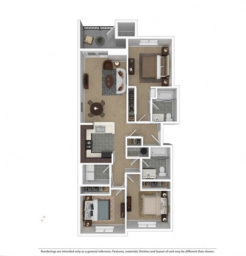 a floor plan of a house